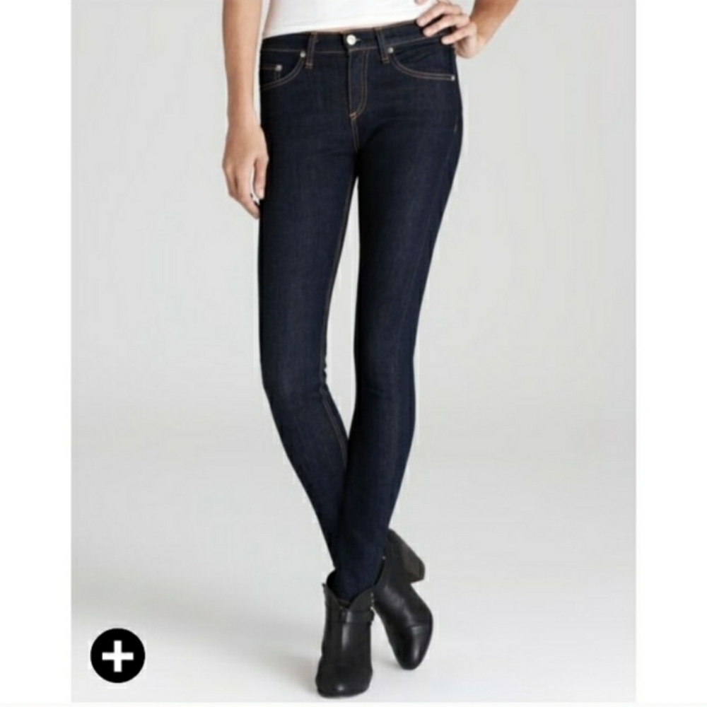 Rag & Bone Size 25 High Rise Skinny Jeans in Heritage
